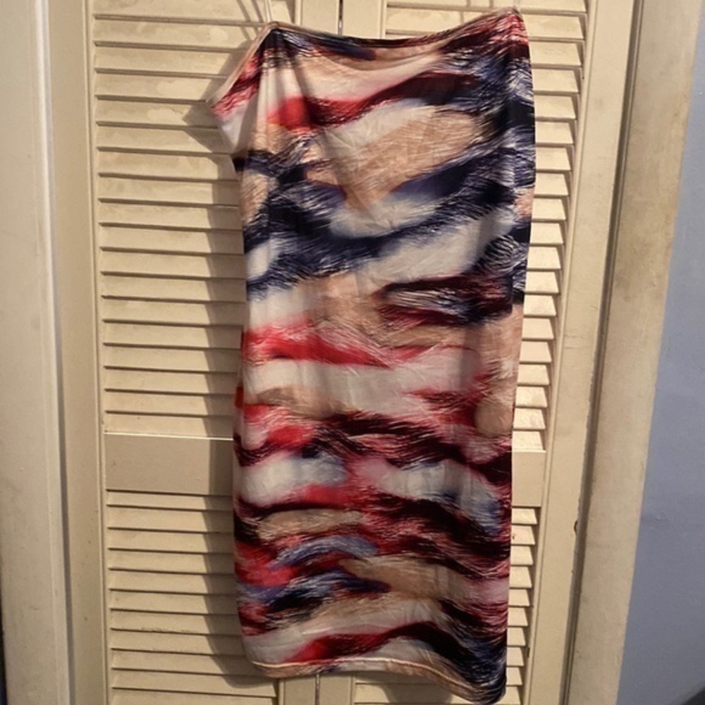 Shein print dress
